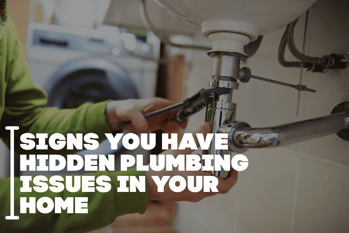 Signs You Have Hidden Plumbing Issues in Your Home