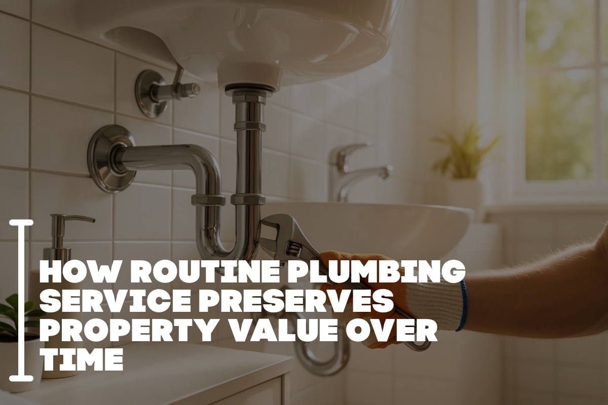 How Routine Plumbing Service Preserves Property Value Over Time